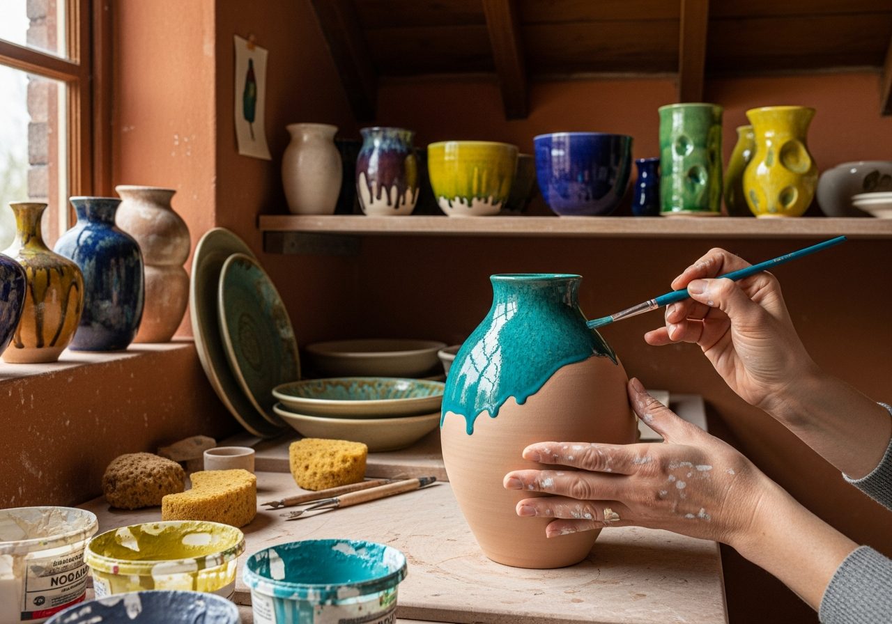 Глазурование керамики